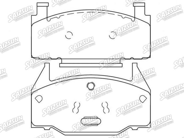 Bremsbelagsatz, Scheibenbremse Brake Pad Set:D162-7089