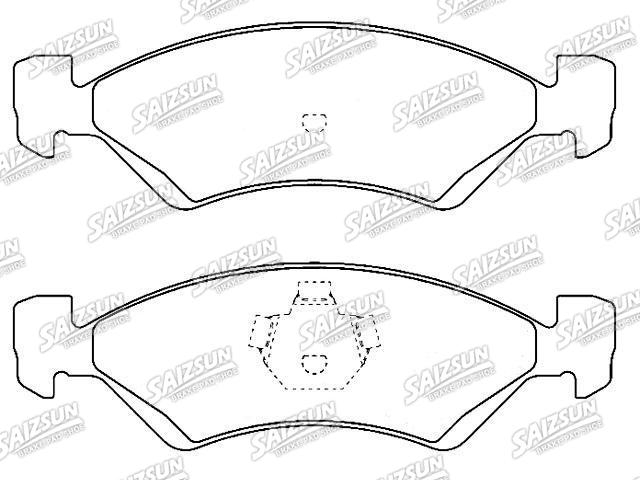 Bremsbelagsatz, Scheibenbremse Brake Pad Set:4219999