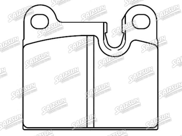 Bremsbelagsatz, Scheibenbremse Brake Pad Set:D288-7191