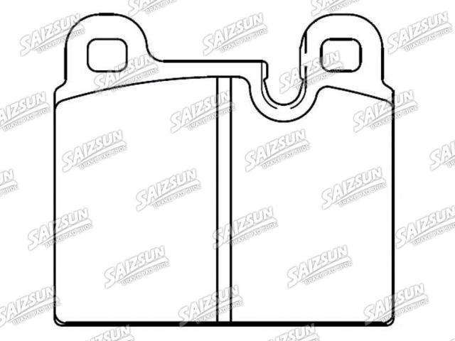 Bremsbelagsatz, Scheibenbremse Brake Pad Set:D287-7190