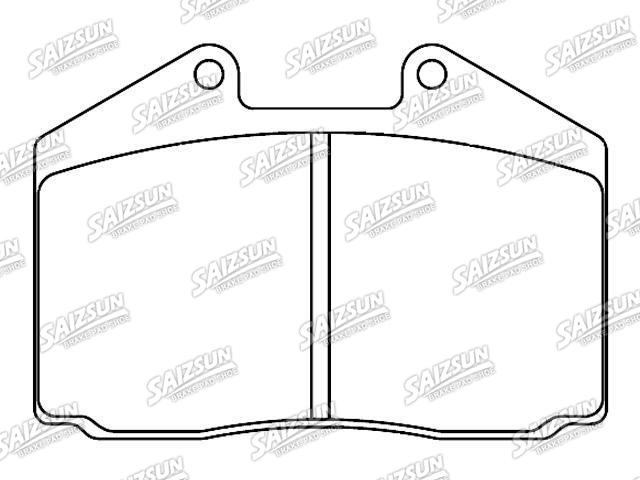 Bremsbelagsatz, Scheibenbremse Brake Pad Set:D250-7158
