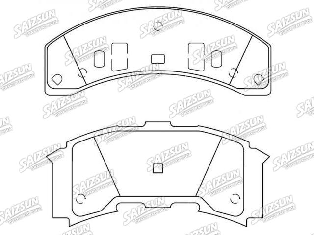 Bremsbelagsatz, Scheibenbremse Brake Pad Set:12300237