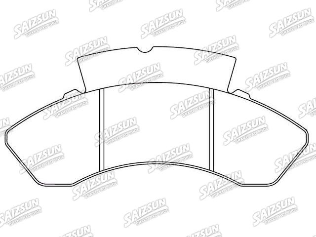 Bremsbelagsatz, Scheibenbremse Brake Pad Set:D267-7172