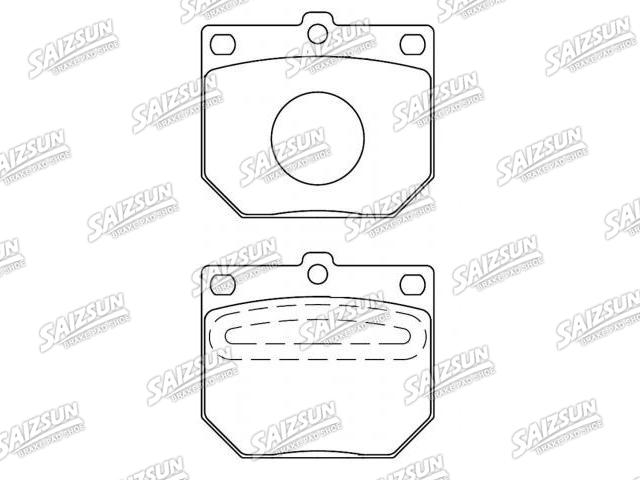 Bremsbelagsatz, Scheibenbremse Brake Pad Set:D246-7150