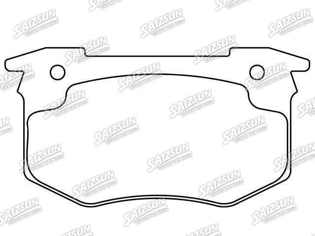 Bremsbelagsatz, Scheibenbremse Brake Pad Set:77 01 201 499