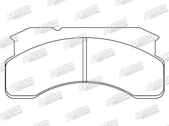 Bremsbelagsatz, Scheibenbremse Brake Pad Set:E3HZ-2001-A