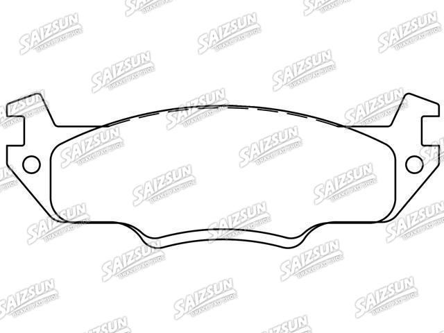 Bremsbelagsatz, Scheibenbremse Brake Pad Set:D218-7131