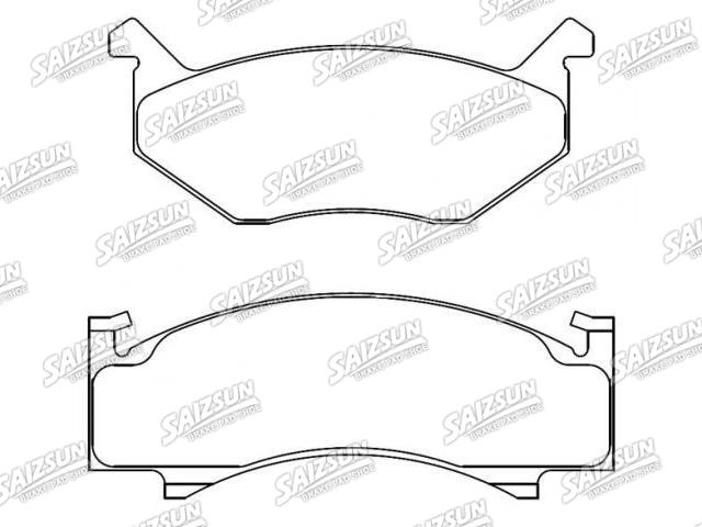 Bremsbelagsatz, Scheibenbremse Brake Pad Set:D93-7029