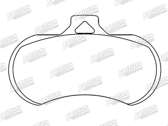 Bremsbelagsatz, Scheibenbremse Brake Pad Set:D10-732