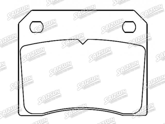 Bremsbelagsatz, Scheibenbremse Brake Pad Set:D9-741