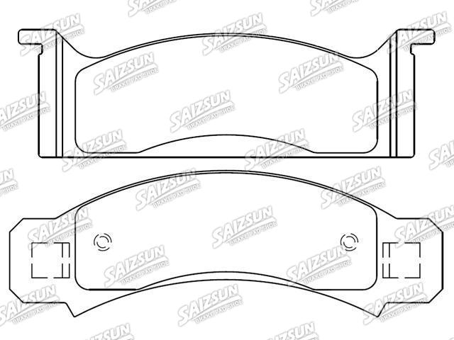 Bremsbelagsatz, Scheibenbremse Brake Pad Set:D12-768