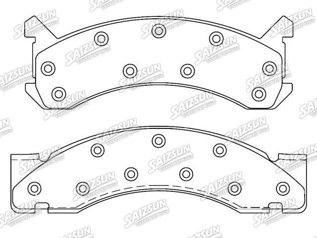 Bremsbelagsatz, Scheibenbremse Brake Pad Set:4186999