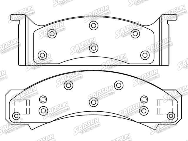 Bremsbelagsatz, Scheibenbremse Brake Pad Set:D12-773A