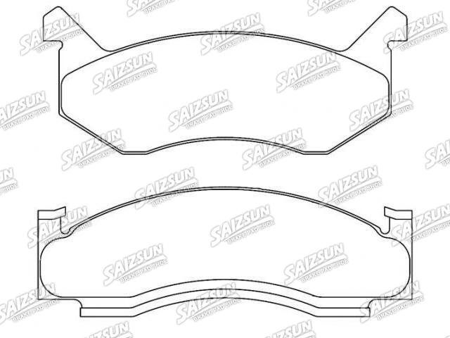 Bremsbelagsatz, Scheibenbremse Brake Pad Set:D86-7019