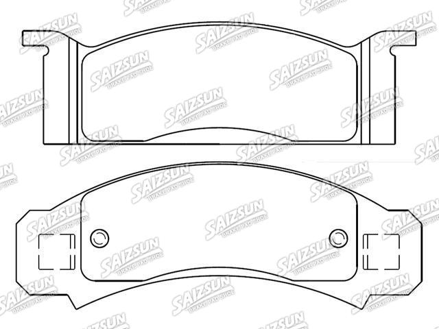 Bremsbelagsatz, Scheibenbremse Brake Pad Set:D14-769