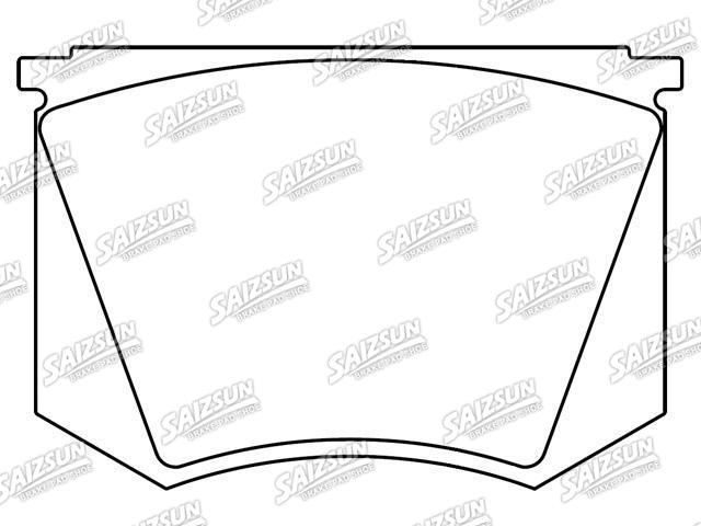 Bremsbelagsatz, Scheibenbremse Brake Pad Set:D15-705
