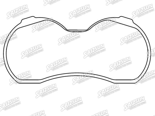 Bremsbelagsatz, Scheibenbremse Brake Pad Set:D19-751