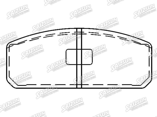 Bremsbelagsatz, Scheibenbremse Brake Pad Set:D69-799