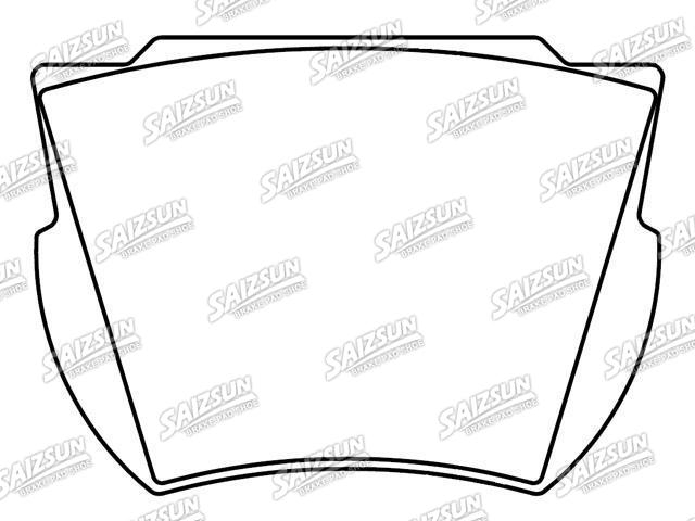 Bremsbelagsatz, Scheibenbremse Brake Pad Set:D24-707