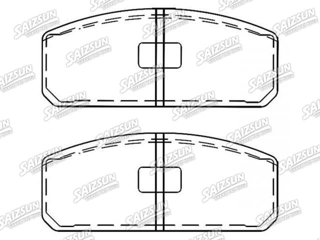 Bremsbelagsatz, Scheibenbremse Brake Pad Set:D69-7003
