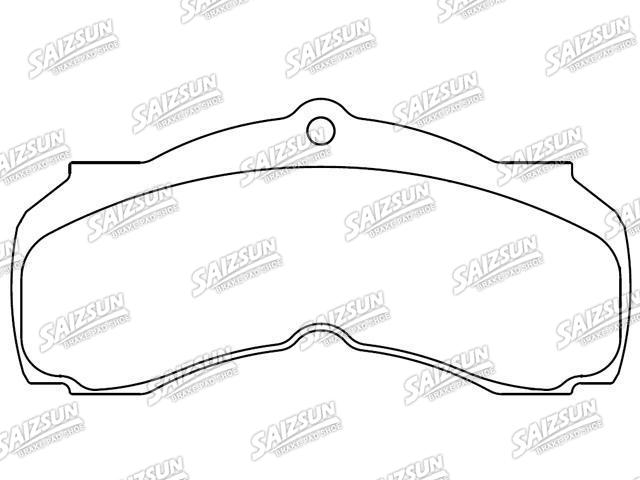 Bremsbelagsatz, Scheibenbremse Brake Pad Set:D3-762