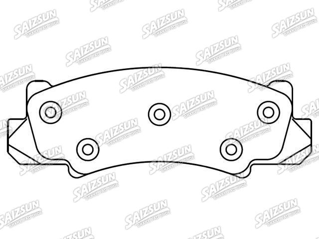 Bremsbelagsatz, Scheibenbremse Brake Pad Set:D36-779