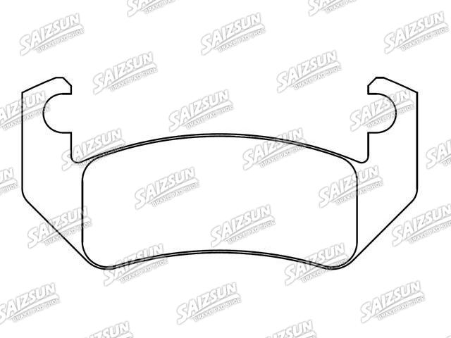 Bremsbelagsatz, Scheibenbremse Brake Pad Set:1154398
