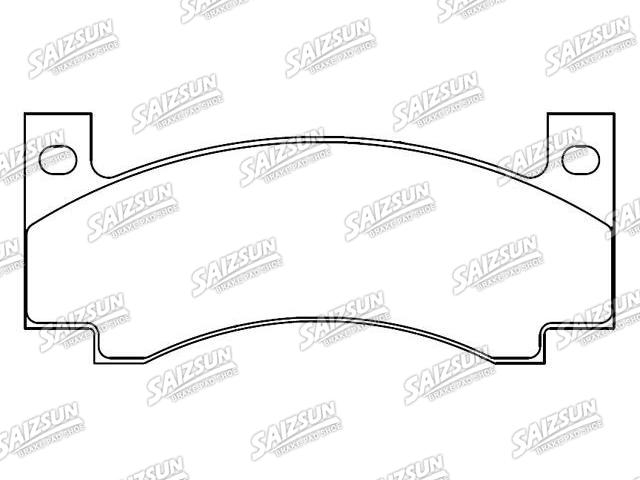 Bremsbelagsatz, Scheibenbremse Brake Pad Set:3744449