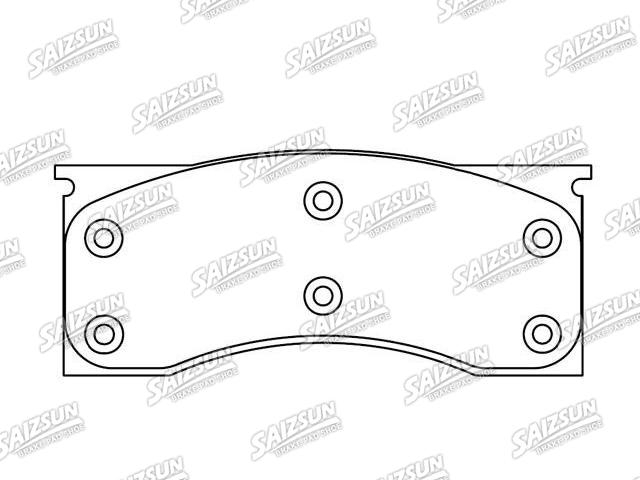 Bremsbelagsatz, Scheibenbremse Brake Pad Set:728-D1