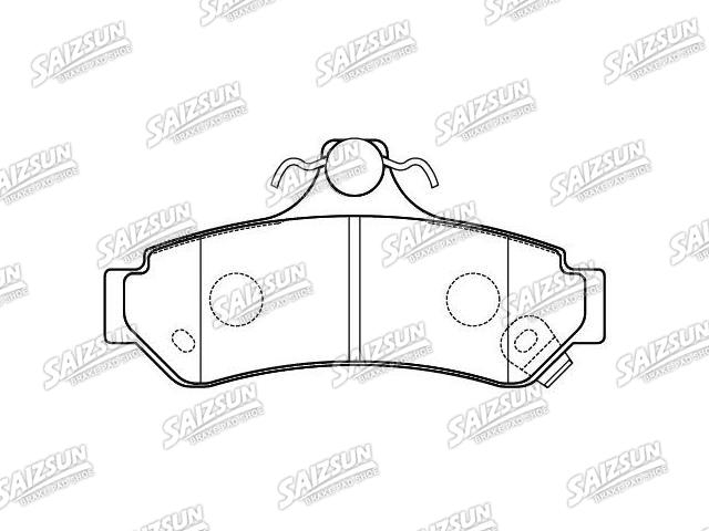 Bremsbelagsatz, Scheibenbremse Brake Pad Set:04466-06020