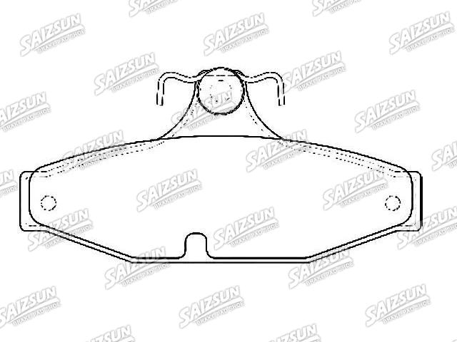 Bremsbelagsatz, Scheibenbremse Brake Pad Set:DB1376