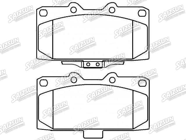 Bremsbelagsatz, Scheibenbremse Brake Pad Set:26296-FE070