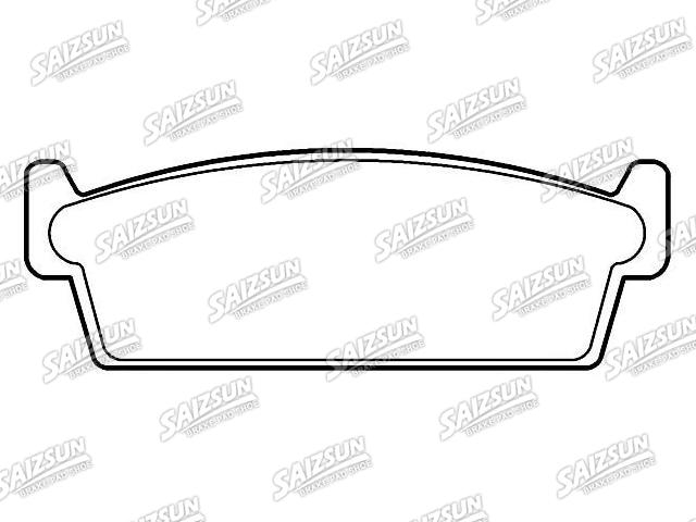 Bremsbelagsatz, Scheibenbremse Brake Pad Set:44060-44F85