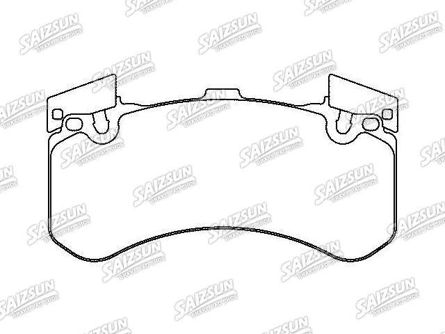 Bremsbelagsatz, Scheibenbremse Brake Pad Set:4H0 698 151 F