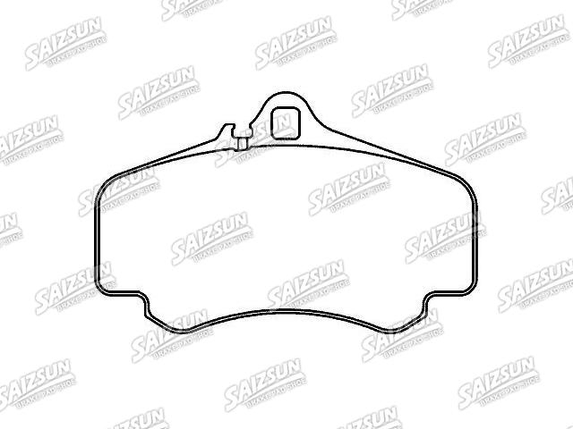 Bremsbelagsatz, Scheibenbremse Brake Pad Set:996.351.949.10