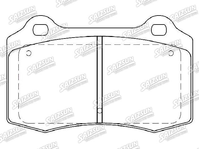 Bremsbelagsatz, Scheibenbremse Brake Pad Set:4254.C6