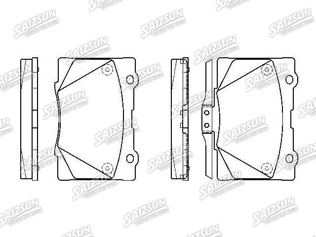 Bremsbelagsatz, Scheibenbremse Brake Pad Set:45022-SJA-E00