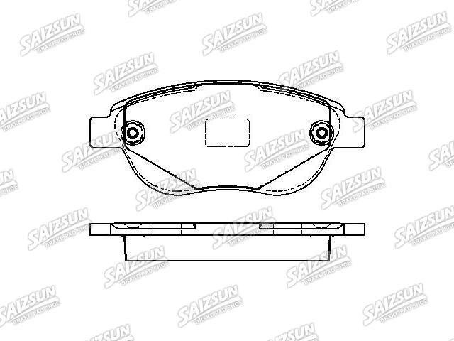 Bremsbelagsatz, Scheibenbremse Brake Pad Set:4254.27