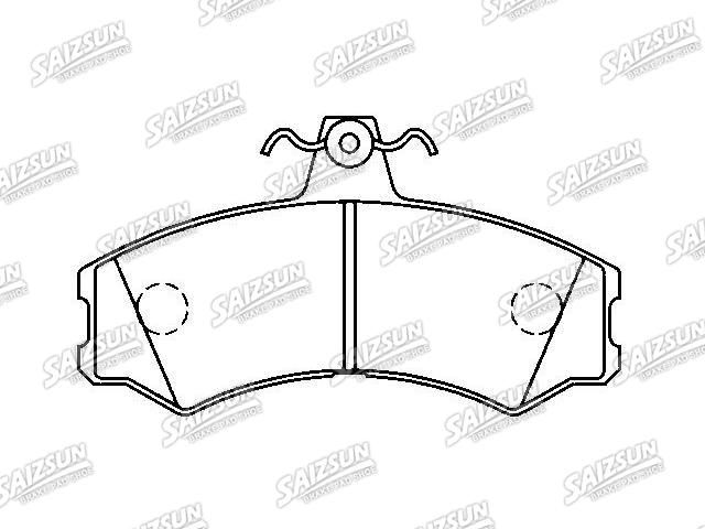 Bremsbelagsatz, Scheibenbremse Brake Pad Set:A850092003