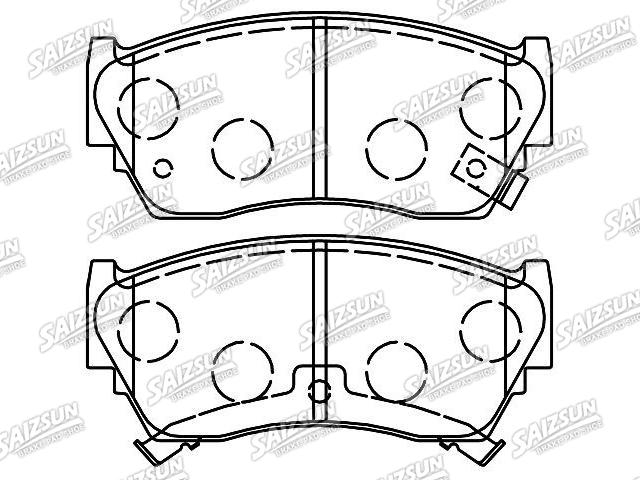 Bremsbelagsatz, Scheibenbremse Brake Pad Set:D1060-50Y94