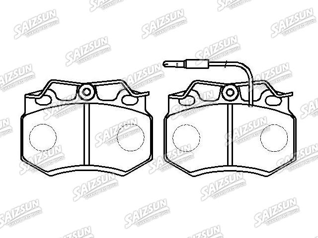 Bremsbelagsatz, Scheibenbremse Brake Pad Set:4248.80
