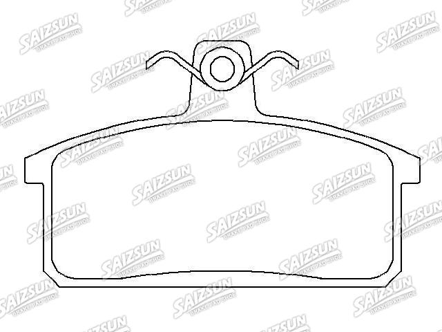 Bremsbelagsatz, Scheibenbremse Brake Pad Set:500028834
