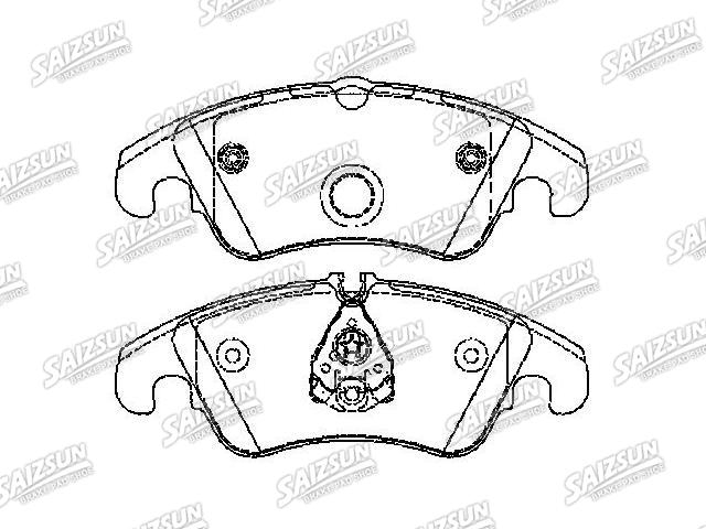 Bremsbelagsatz, Scheibenbremse Brake Pad Set:1 567 730