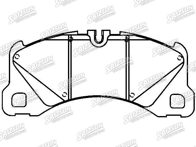 Bremsbelagsatz, Scheibenbremse Brake Pad Set:970.351.949.04