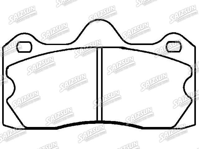 Bremsbelagsatz, Scheibenbremse Brake Pad Set:A132J0002S
