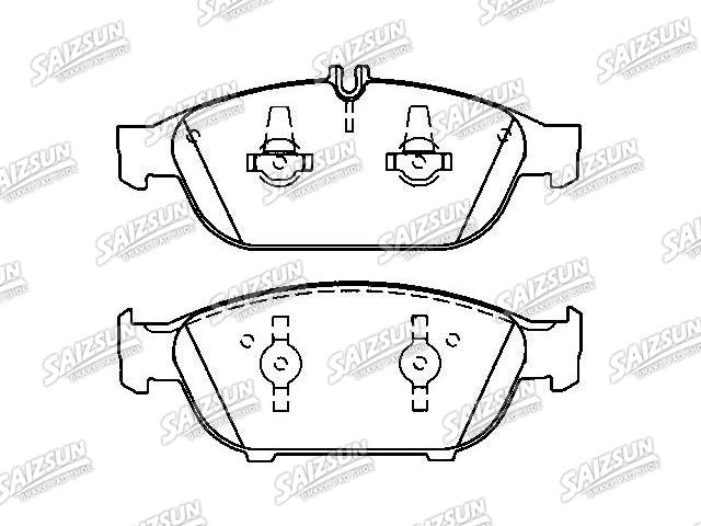 Bremsbelagsatz, Scheibenbremse Brake Pad Set:006 420 65 20