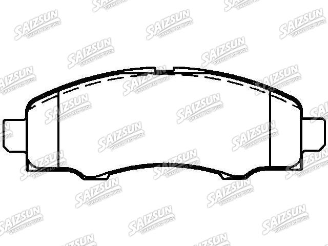 Bremsbelagsatz, Scheibenbremse Brake Pad Set:1468586