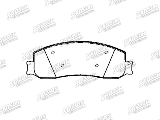 Bremsbelagsatz, Scheibenbremse Brake Pad Set:BC3Z-2001-C