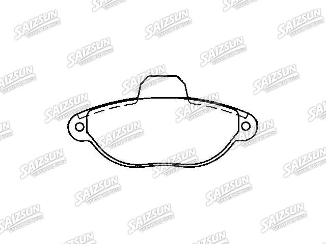 Bremsbelagsatz, Scheibenbremse Brake Pad Set:7 736 247 9
