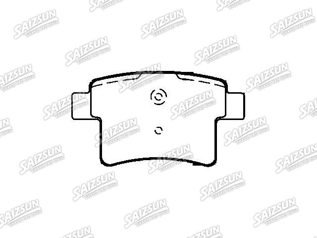Bremsbelagsatz, Scheibenbremse Brake Pad Set:9009355